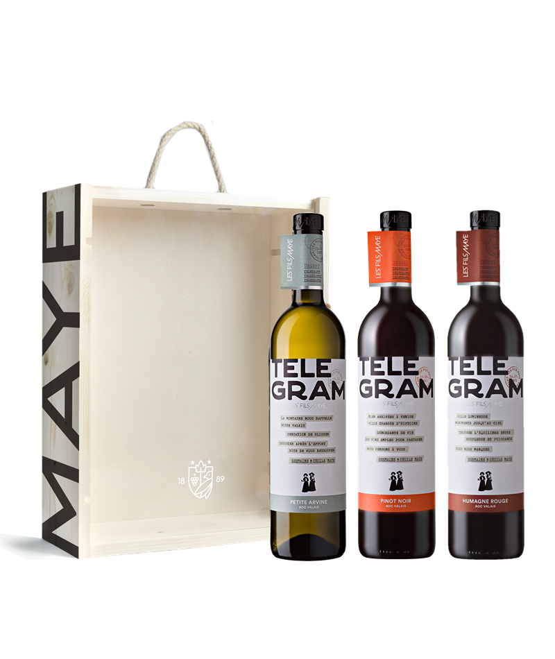 Coffret Gamme Telegram 3x75cl - Maison Maye 