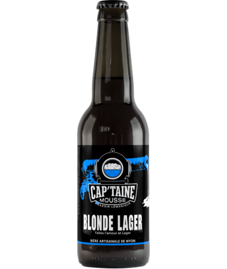 Cap'taine Mousse Blonde Lager 33cl