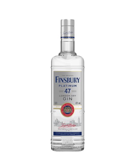 London Dry Gin Finsburry Platinum 47 70cl
