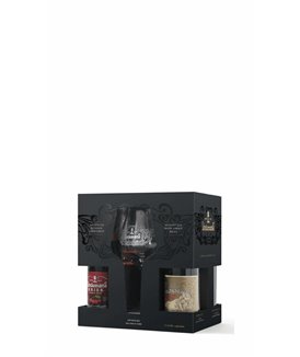 Coffret Lindemans 4x25cl + 1 verre