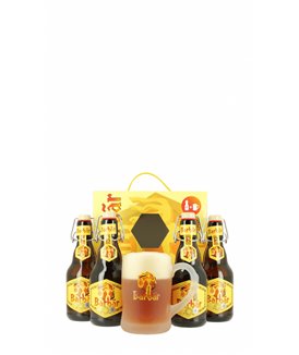Coffret Barbãr 4x33cl + 1 verre