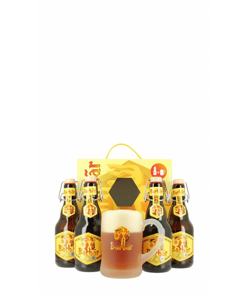 Coffret Barbãr 4x33cl + 1 verre Coffret Barbãr 4x33cl + 1 verre