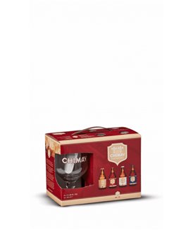Coffret Chimay 4x33cl + 1 verre