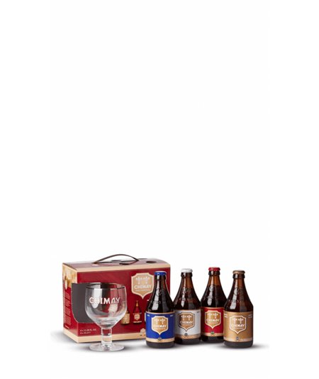 Coffret Chimay 4x33cl + 1 verre