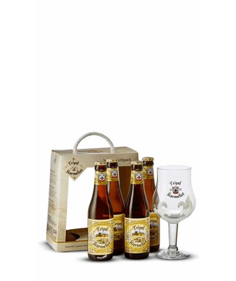 Coffret Tripel Karmeliet 4x33cl + 1 verre Coffret Tripel Karmeliet 4x33cl + 1 verre