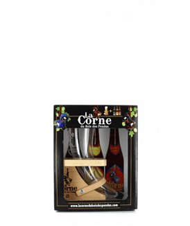 Coffret La Corne du Bois des Pendus 4x33cl + 1 verre