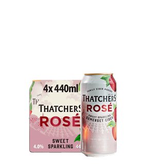 Cidre Rosé Thatcher's 4x44cl