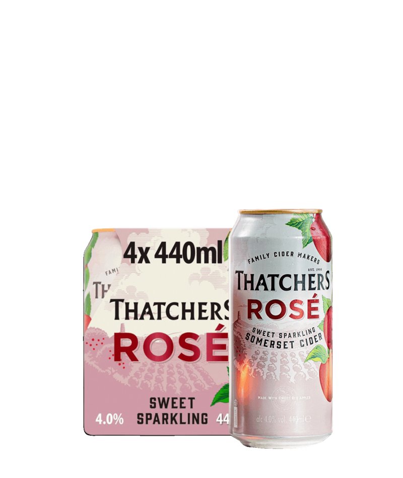 Cidre Rosé Thatcher's 4x44cl