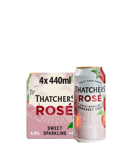 Cidre Rosé Thatcher's 4x44cl