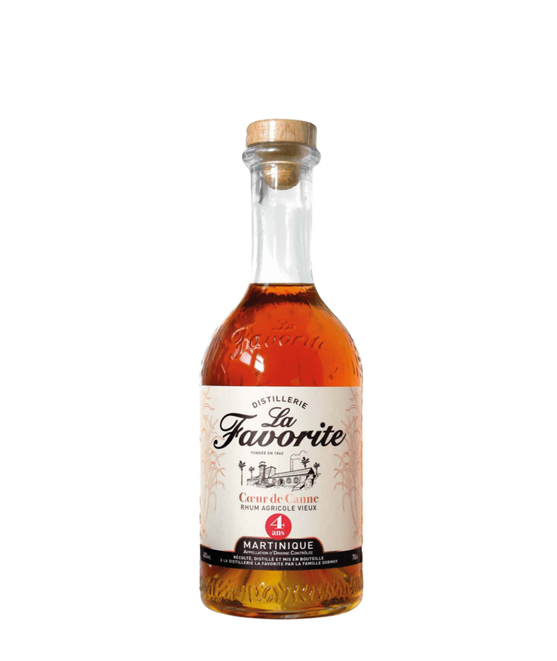 Rhum La Favorite Coeur de Canne 4 ans 