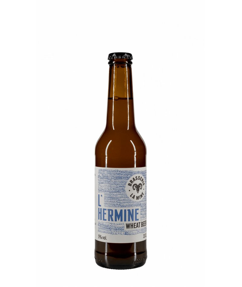 L'Hermine - Brasserie La Mine 33cl L'Hermine - Brasserie La Mine 33cl