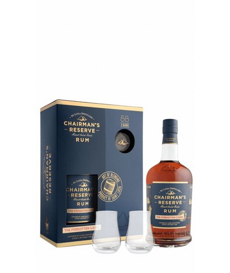 Coffret Chairman's Reserve Rum + verres