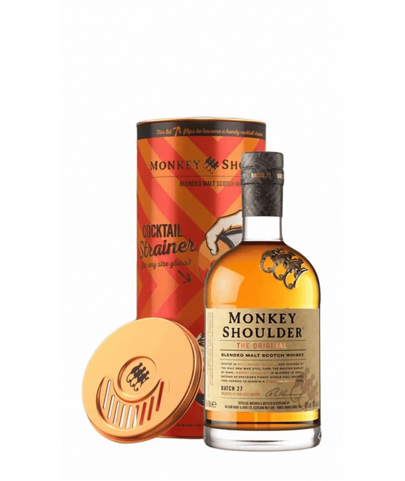 Coffret Monkey Shoulder "Cocktail Strainer" 