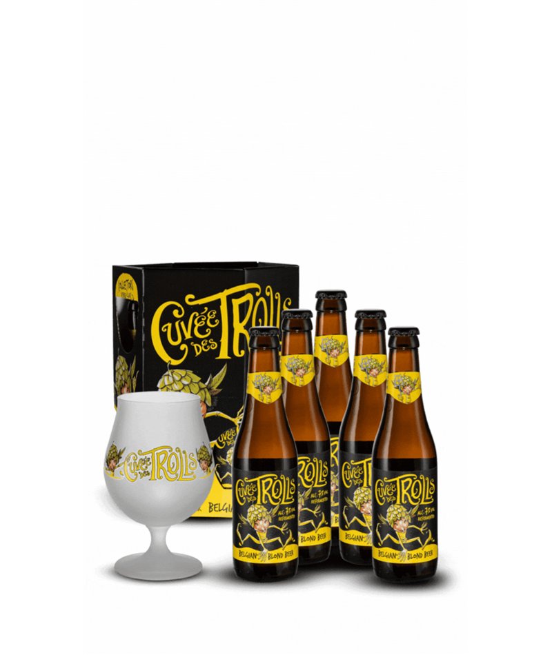 Tambour Cuvée des Trolls 5x33cl + 1 verre