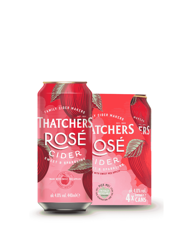 Cidre Rosé Thatcher's 4x44cl Cidre Rosé Thatcher's 4x44cl