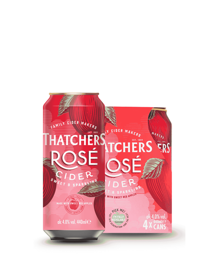 Cidre Rosé Thatcher's 4x44cl