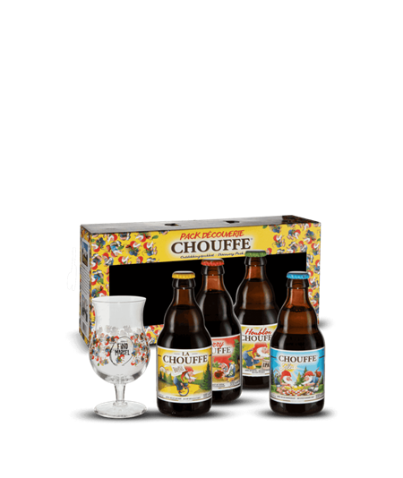 Coffret Chouffe 4x33cl + 1 verre