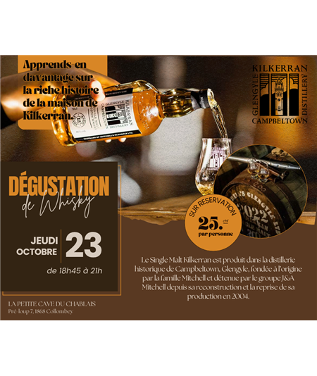 Dégustation - Whisky Kilkerran