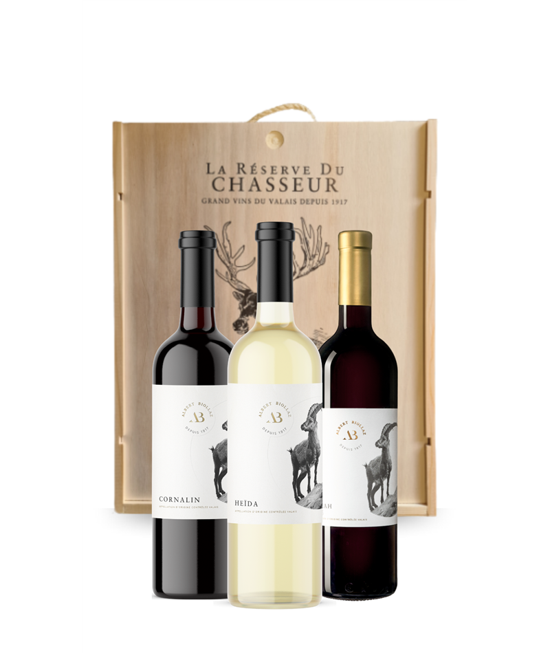 Coffret La Réserve du Chasseur - 3 bouteilles - Albert Biollaz