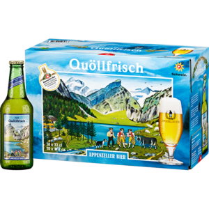 Quöllfrisch Hell - Appenzeller Bier 10x33cl