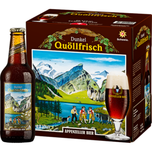 Quöllfrisch Dunkel - Appenzeller Bier 6x33cl