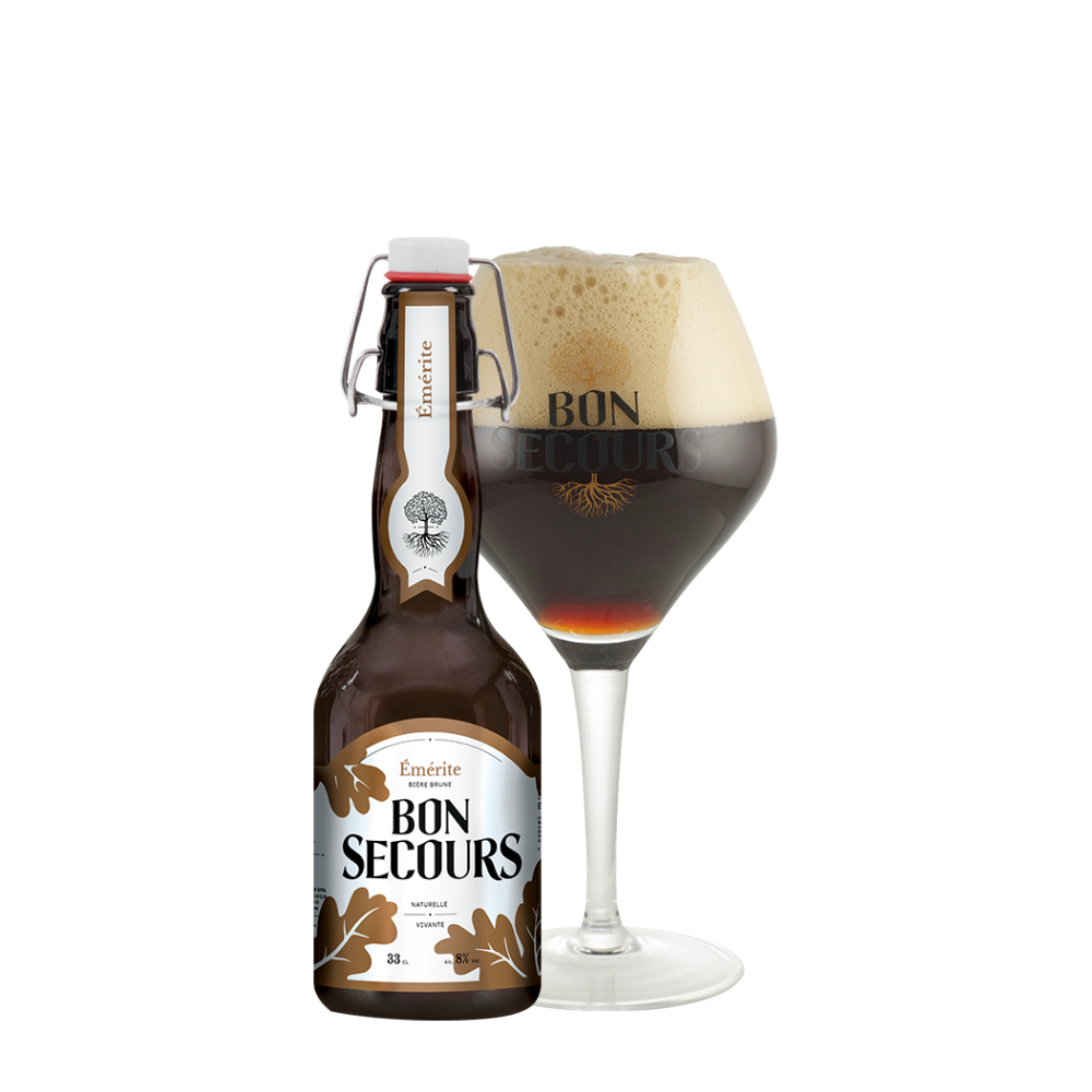 Bon Secours Émérite Brune verre
