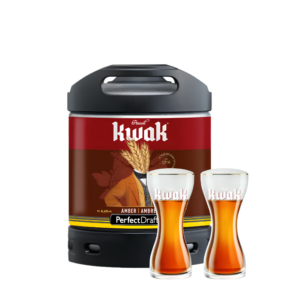 Kwak Ambrée PerfectDraft + verre