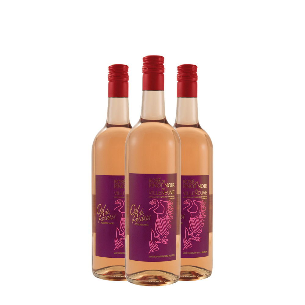 Oeil-de-Perdrix - La Viticole Villeneuve 3x50cl