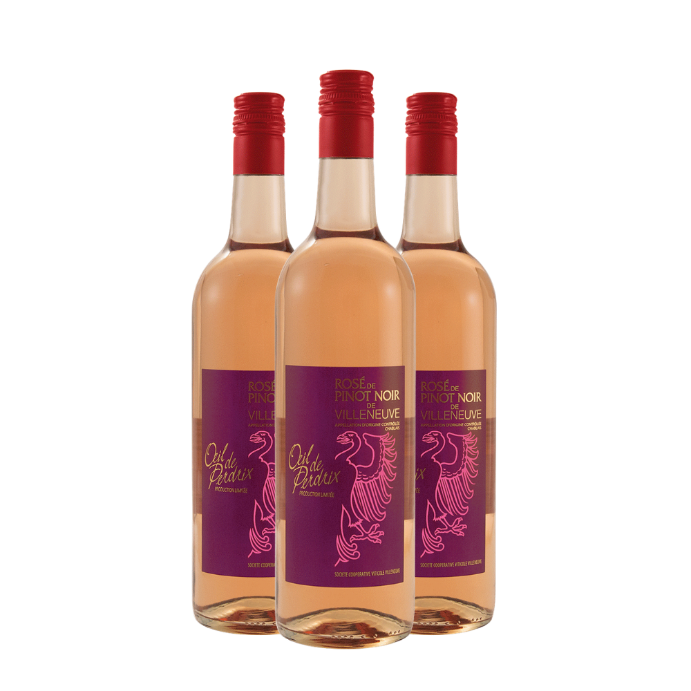 Oeil-de-Perdrix - La Viticole Villeneuve 3x70cl