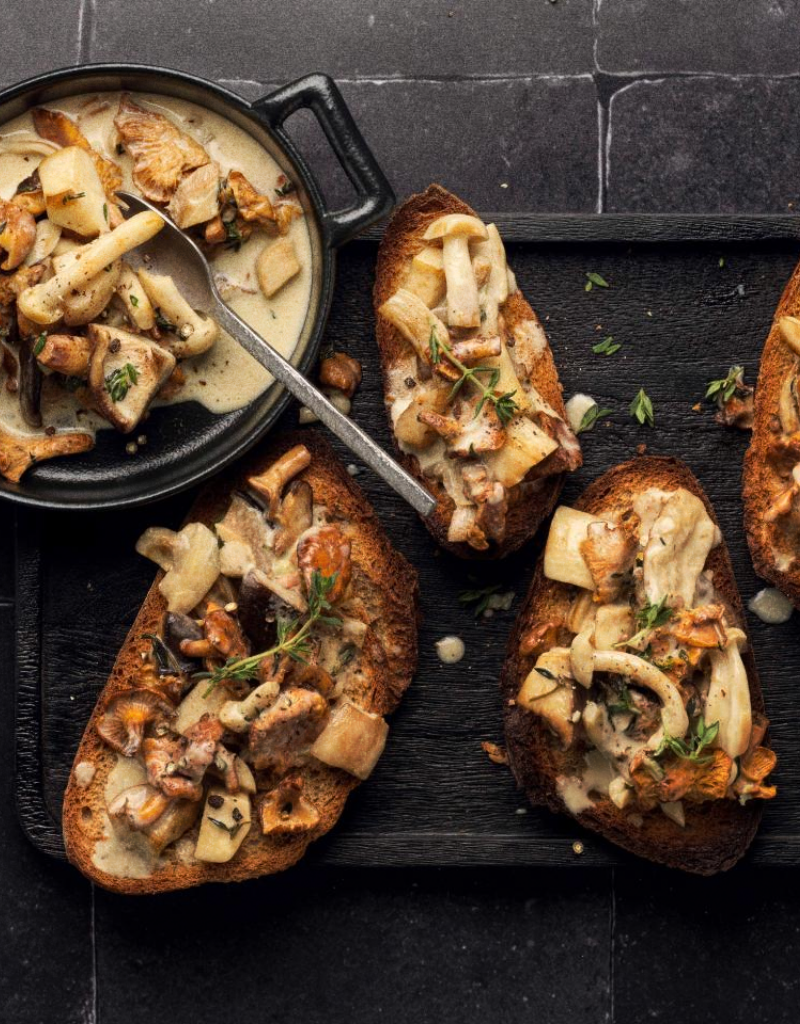 Croûte aux champignons